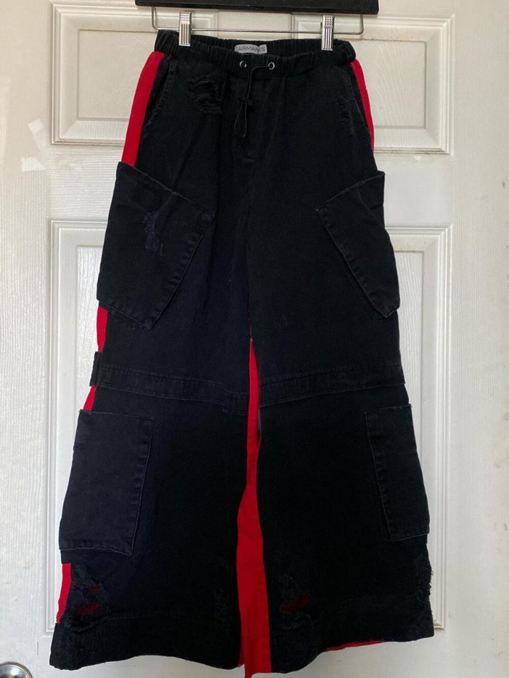Carmar Black and Red Trousers